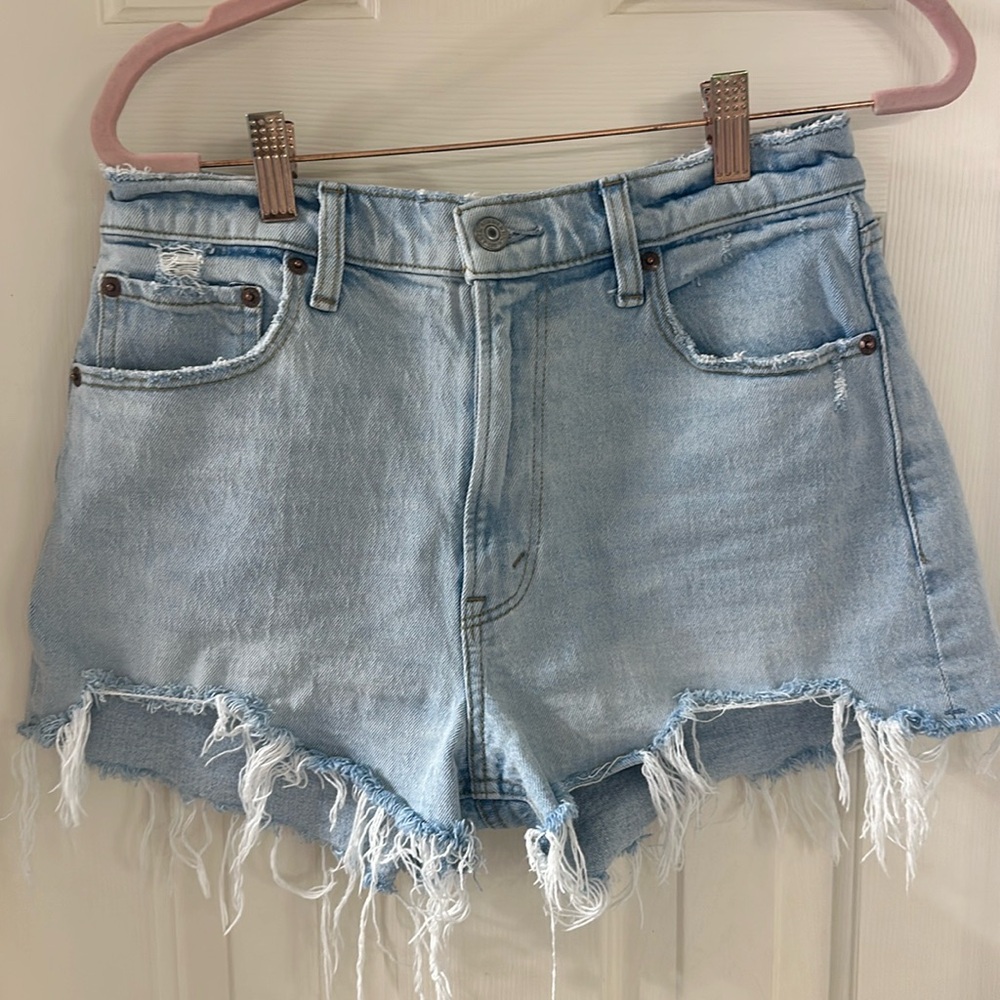 A&F High Rise Mom Shorts